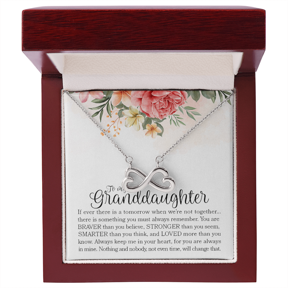 To My Granddaughter Endless Love Necklace