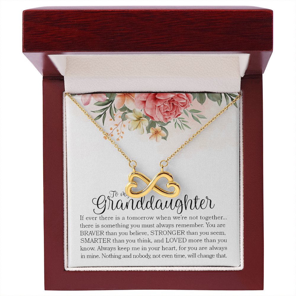 To My Granddaughter Endless Love Necklace
