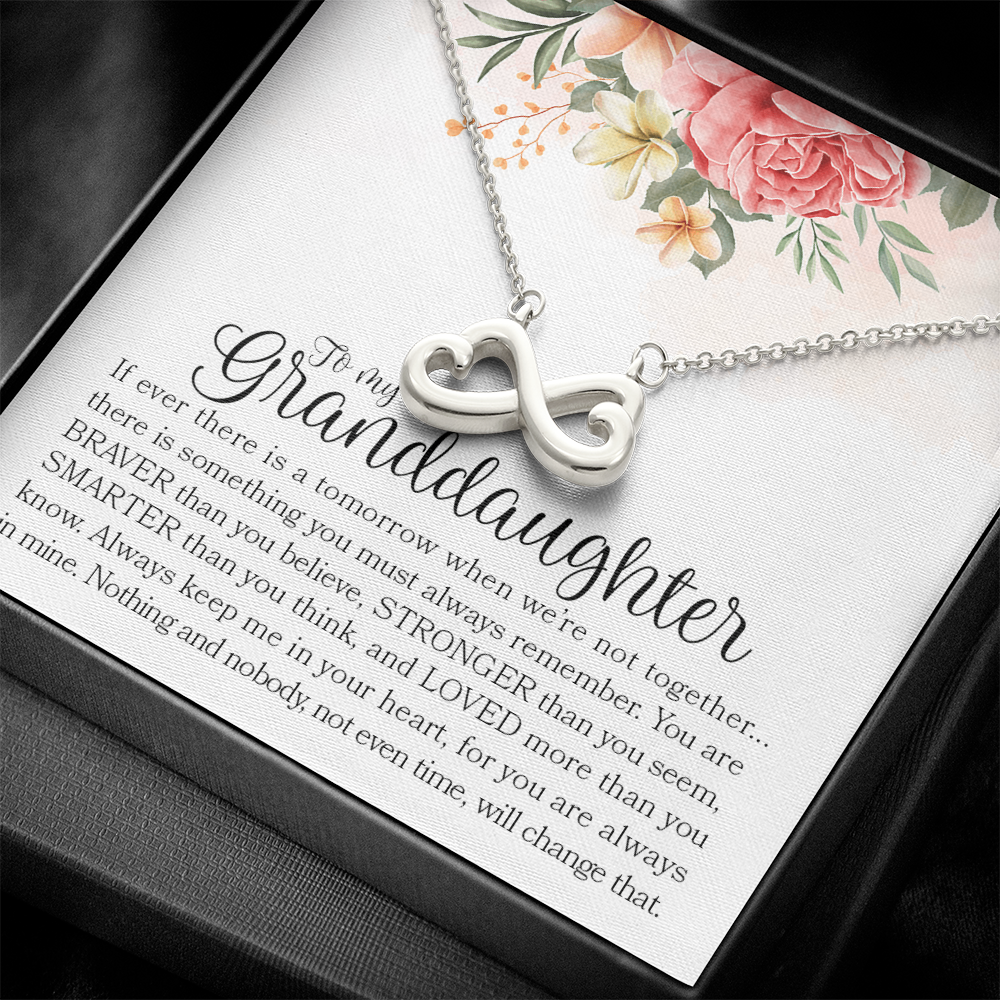 To My Granddaughter Endless Love Necklace