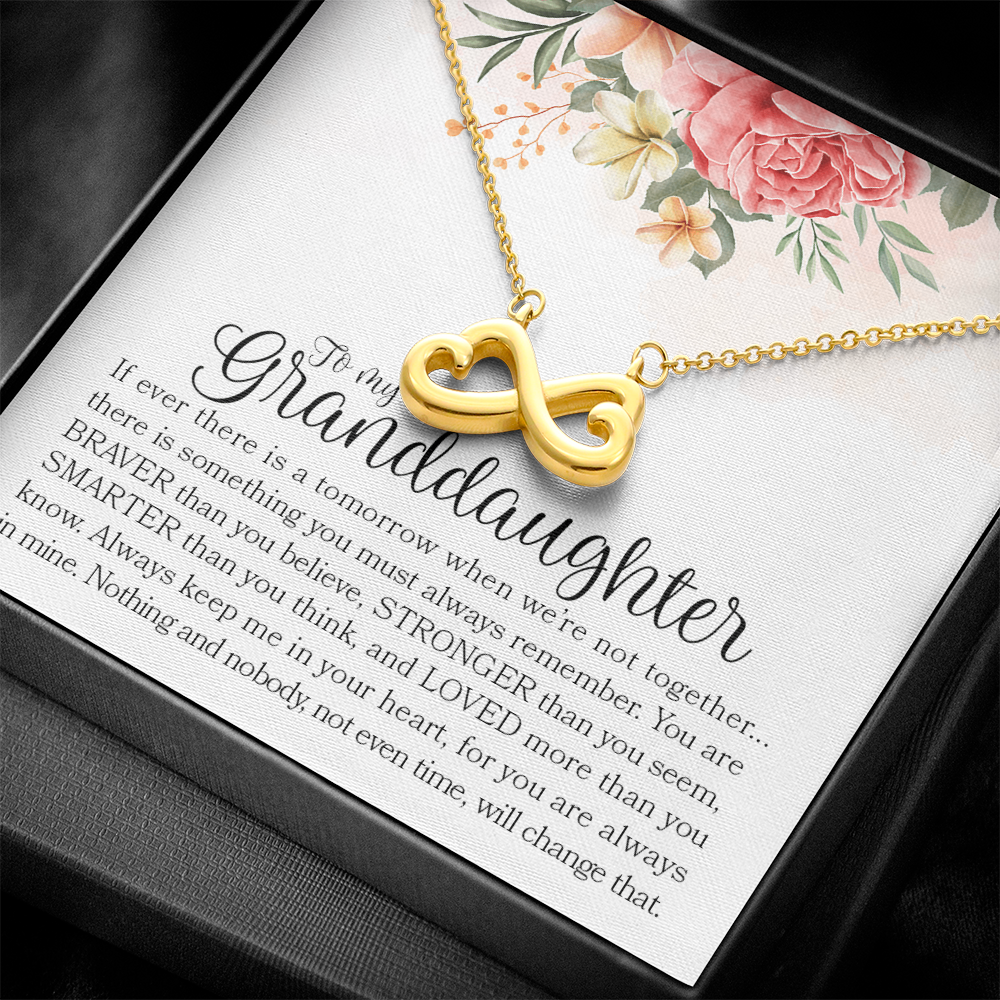 To My Granddaughter Endless Love Necklace