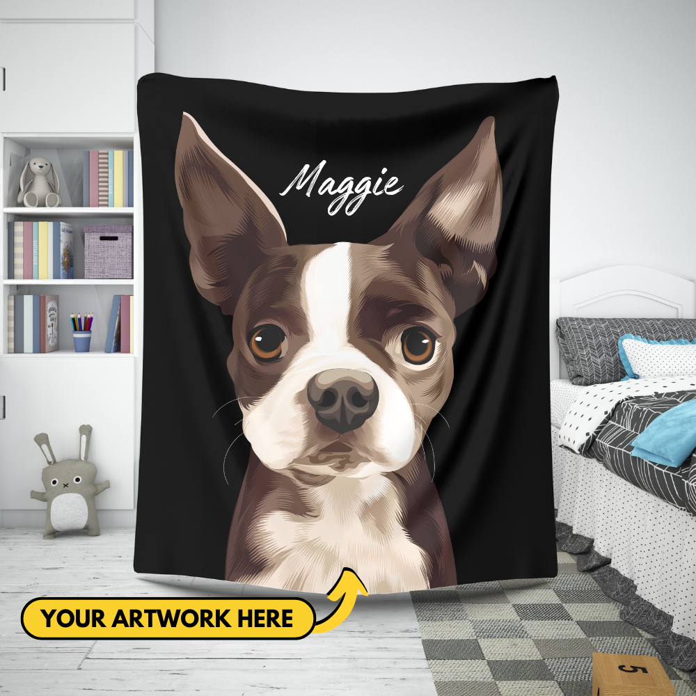 Want To Print Your Artwork in a 30x40 Inches Blanket Too?