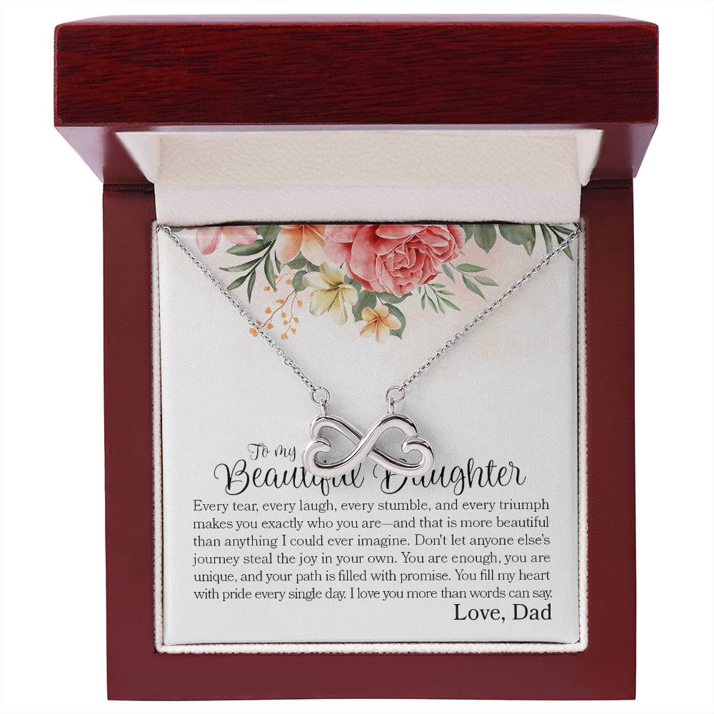 To My Daughter Luxury Gift Necklace