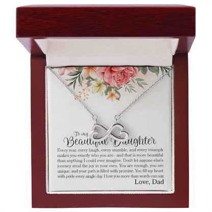 To My Daughter Luxury Gift Necklace