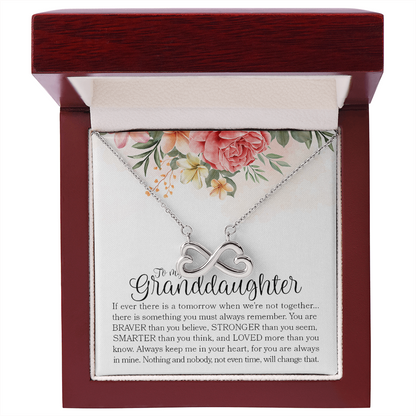 To My Granddaughter Endless Love Necklace