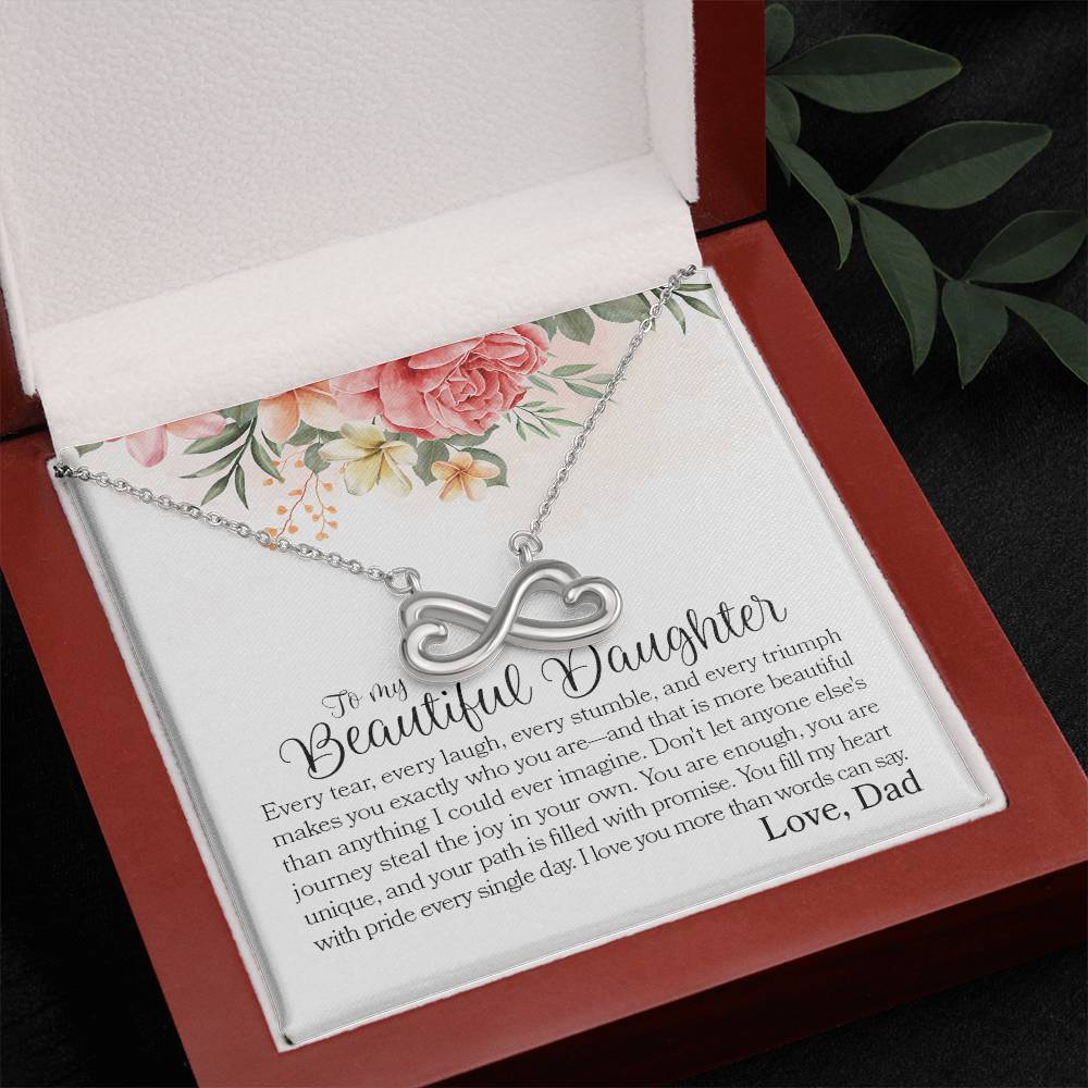 To My Daughter Luxury Gift Necklace
