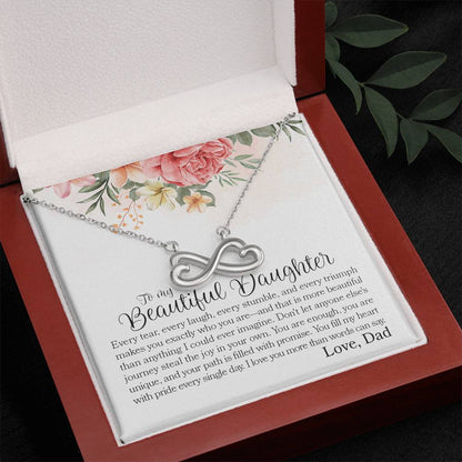 To My Daughter Luxury Gift Necklace