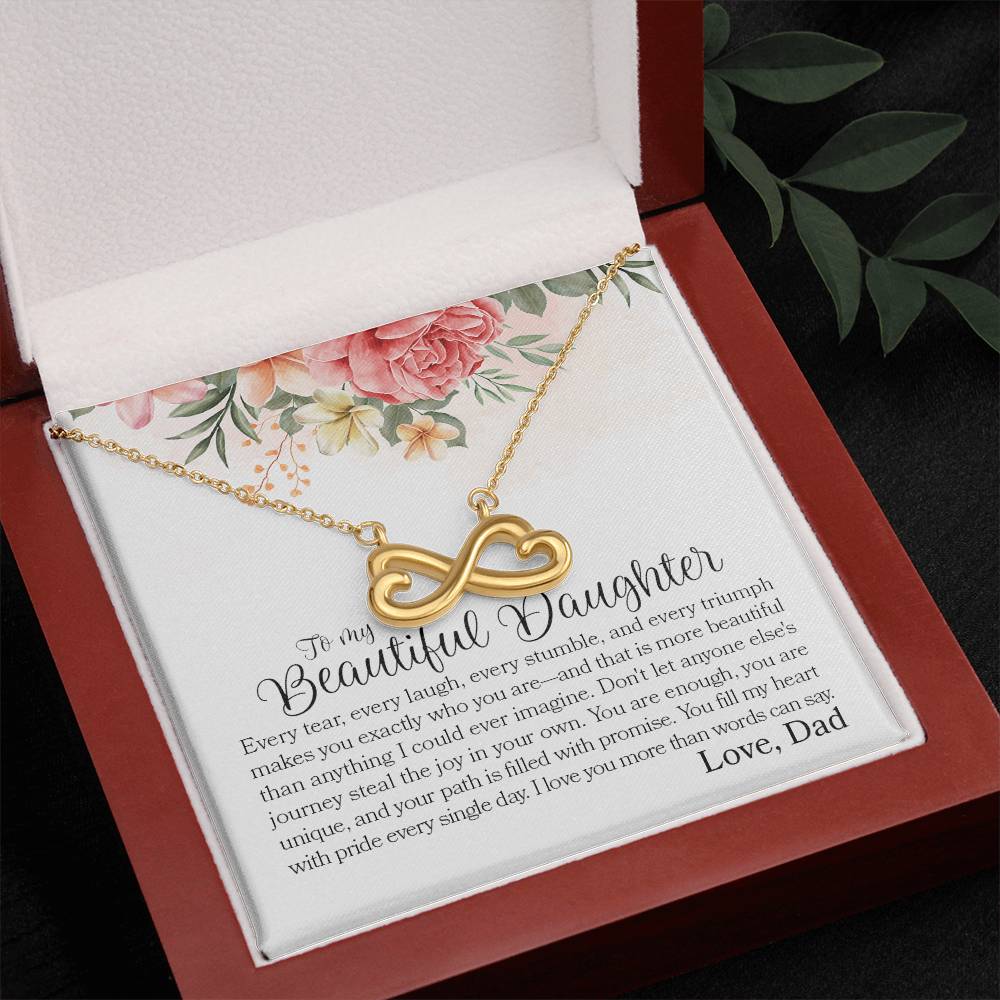 To My Daughter Luxury Gift Necklace