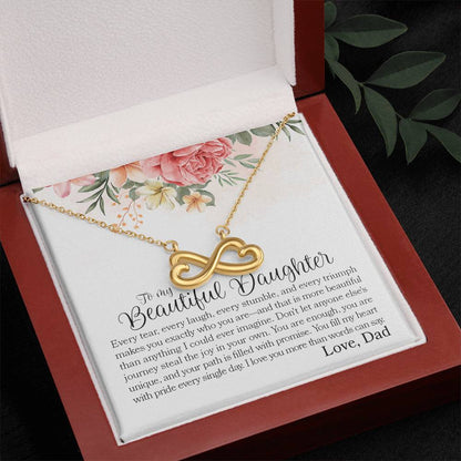 To My Daughter Luxury Gift Necklace