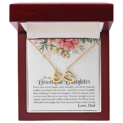 To My Daughter Luxury Gift Necklace