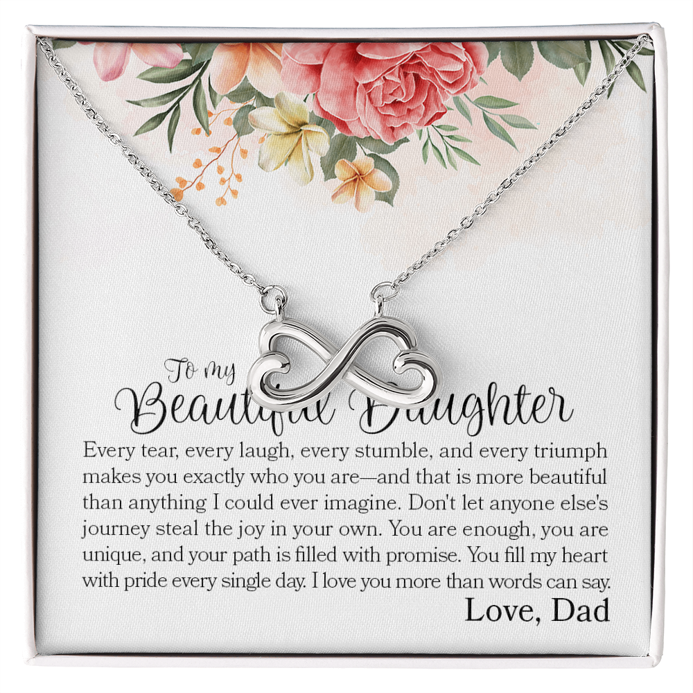 To My Daughter Luxury Gift Necklace
