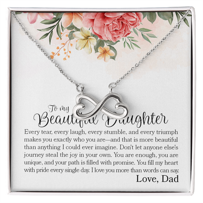 To My Daughter Luxury Gift Necklace