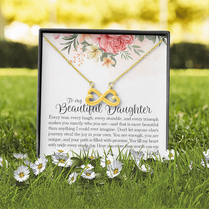 To My Daughter Luxury Gift Necklace