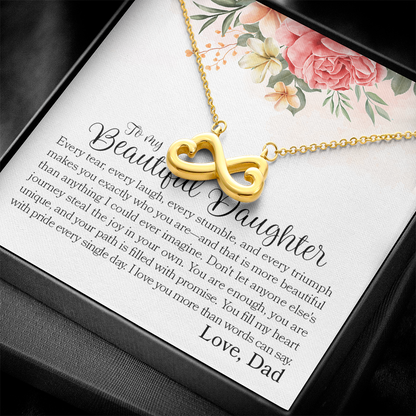To My Daughter Luxury Gift Necklace