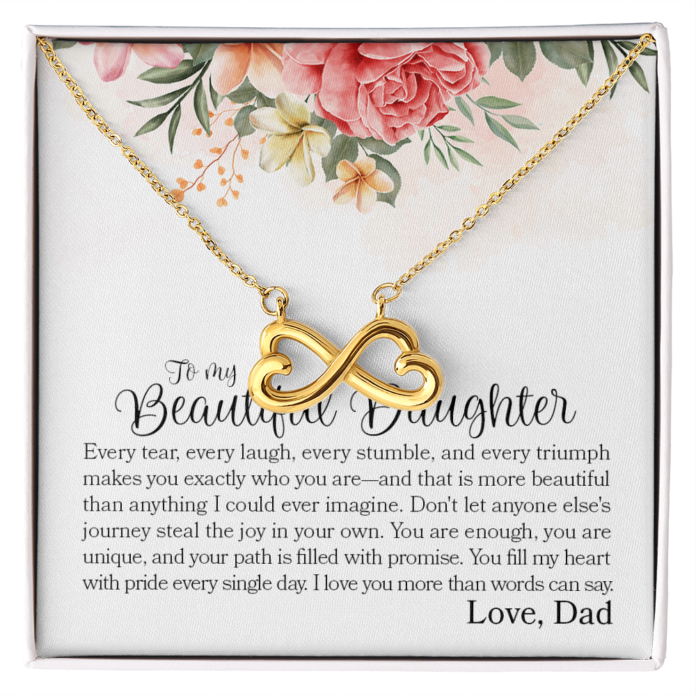 To My Daughter Luxury Gift Necklace