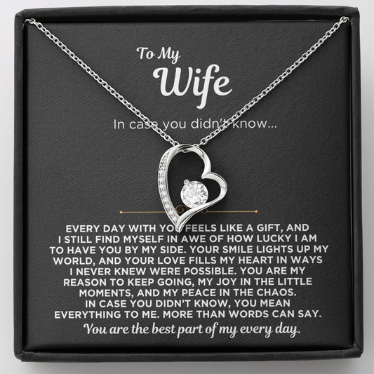 To My Wife Forever Love Gift