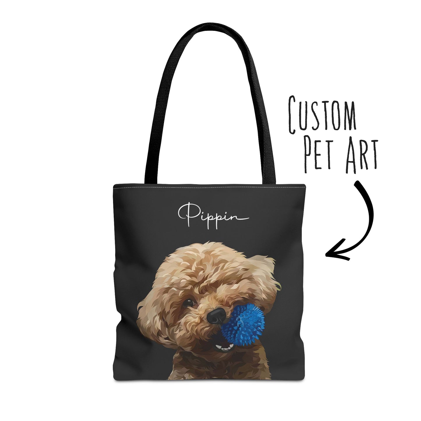 Custom Pet Art Tote Bag